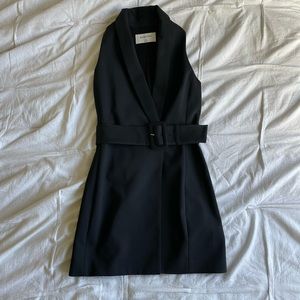 Aritzia Babaton belted blazer dress in black